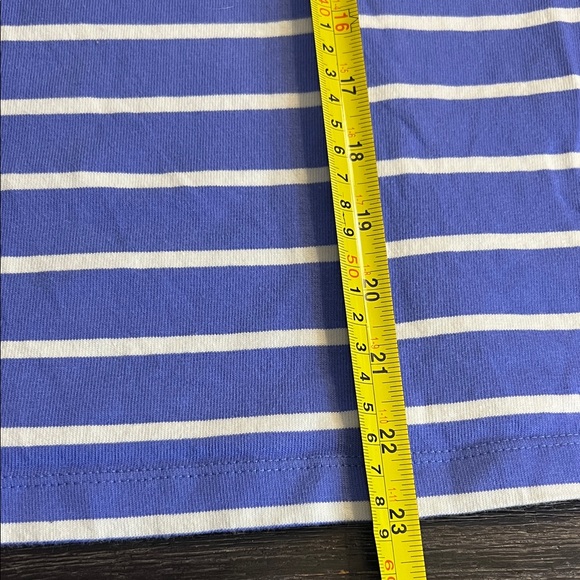 Cat & Jack Purple and White Striped Long Sleeve Tee - Picture 5 of 8